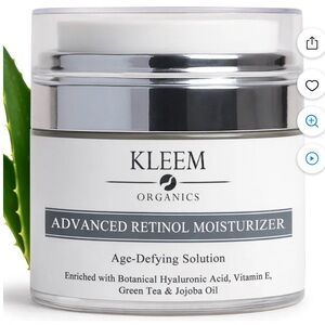 Kleem Organics Advanced Retinol Moisturizer - White